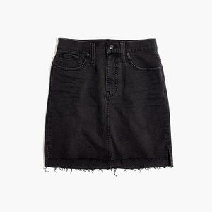 Madewell Denim Mini Skirt – Step-hem Edition
